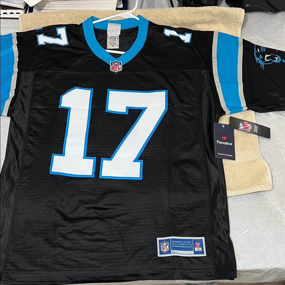 Fanatics Black and Blue NFL Jersey